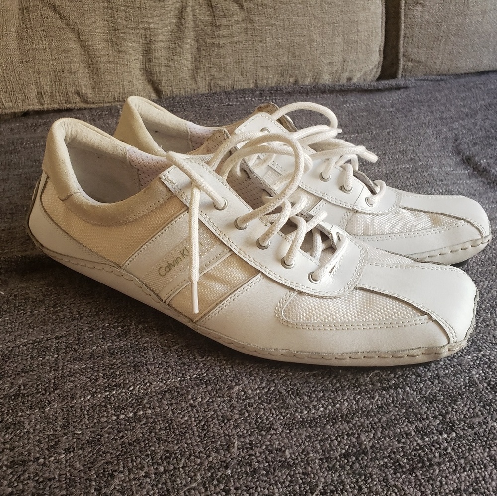 Calvin Klein White Max Calf
